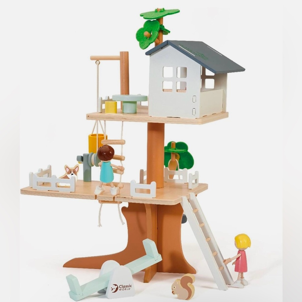 Wooden Treehouse Playset